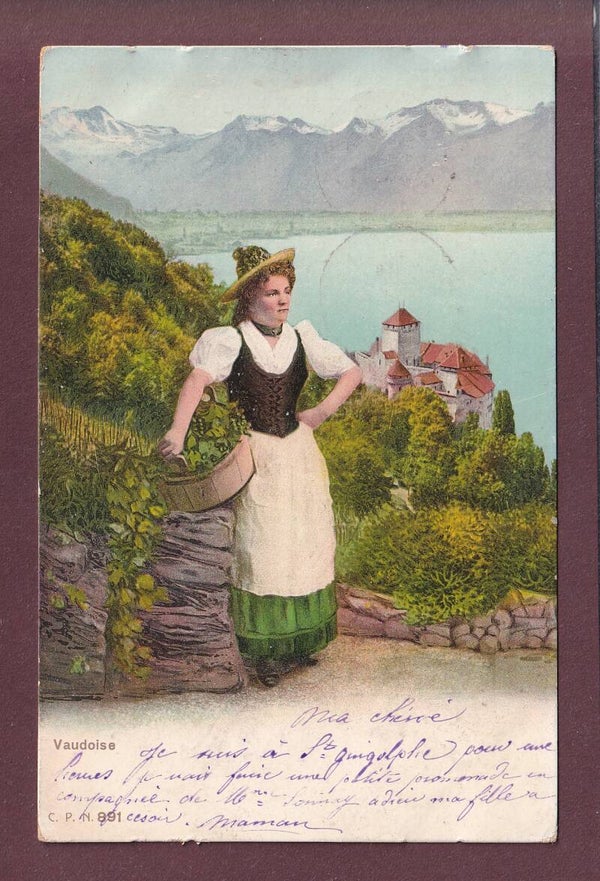 VAUDOISE et Château de Chillon - 1905 CPN