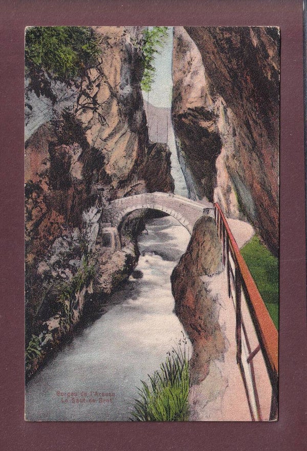 GORGES DE L'AREUSE - Saut de Brot - 1913