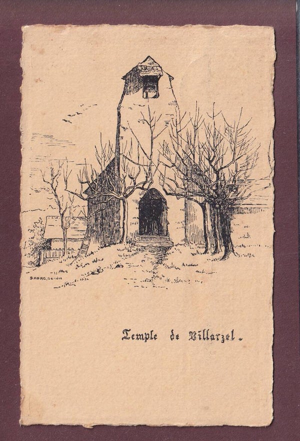 Temple de VILLARZEL - 1908