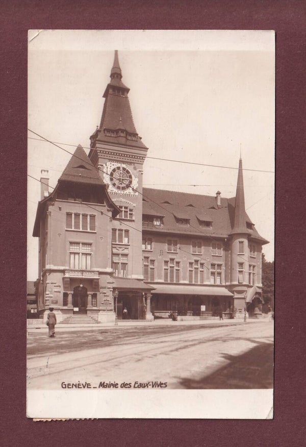 GENEVE - Mairie des Eaux-Vives - 1914