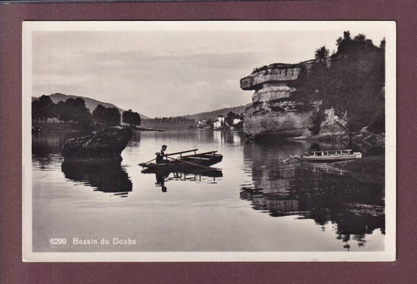 BASSIN DU DOUBS - Barque