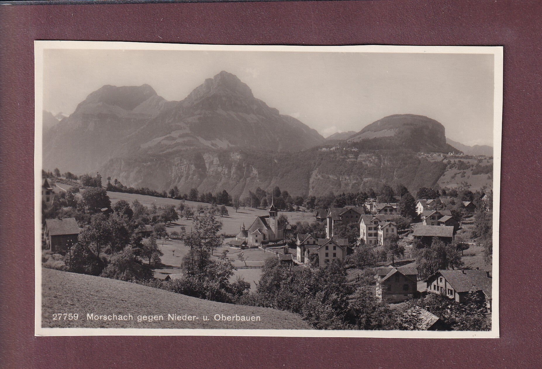 MORSCHACH - Nieder- und Oberbauen