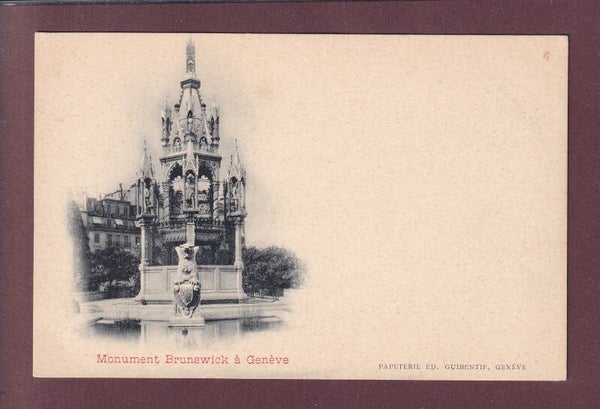 GENEVE - Monument Brunswick