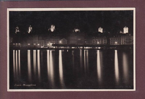 LUZERN bei Nacht - Museggtürme