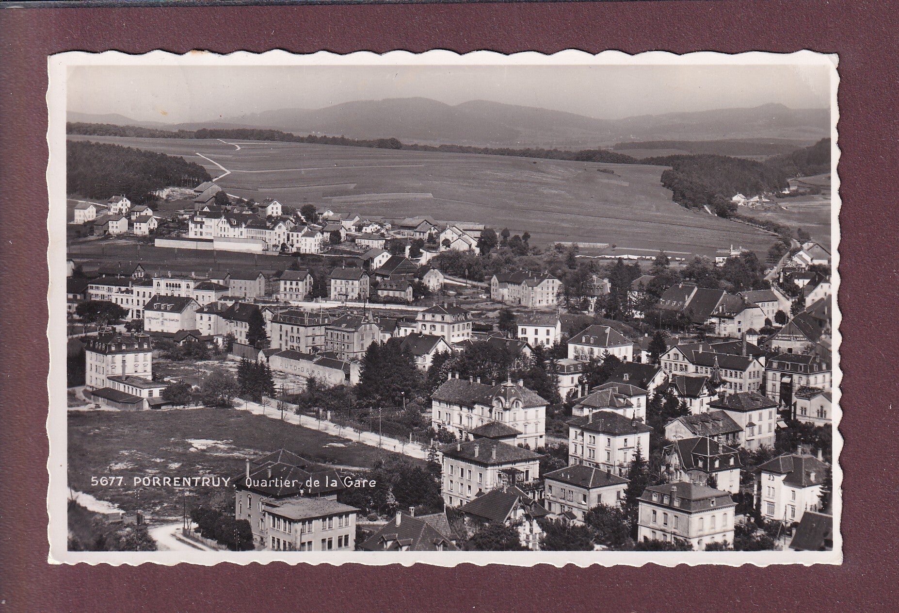 PORRENTRUY - Quartier de la Gare - 1946