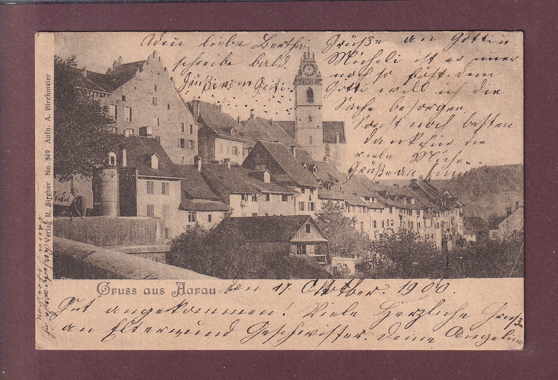 Gruss aus AARAU - 1900