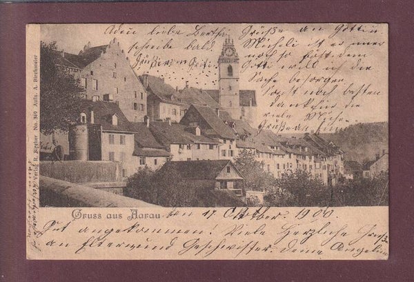 Gruss aus AARAU - 1900