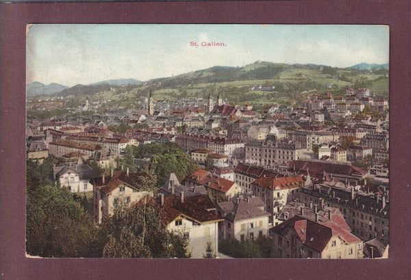 ST. GALLEN - Teilansicht - 1908
