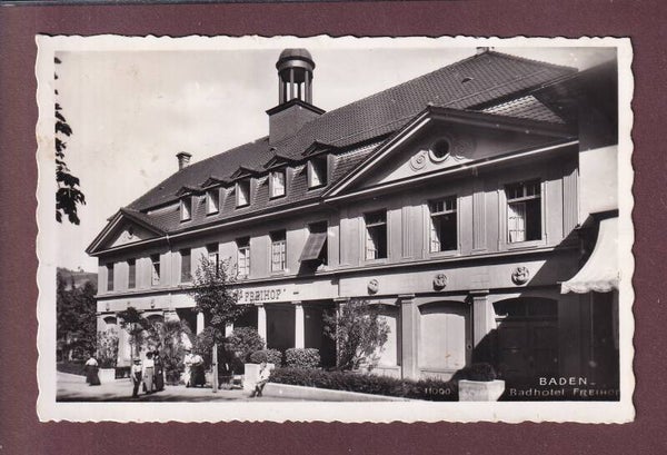 BADEN - Badhotel Freihof - 1943