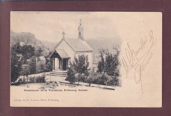 FRIBOURG - Pensionnat de la Visitation - 1901