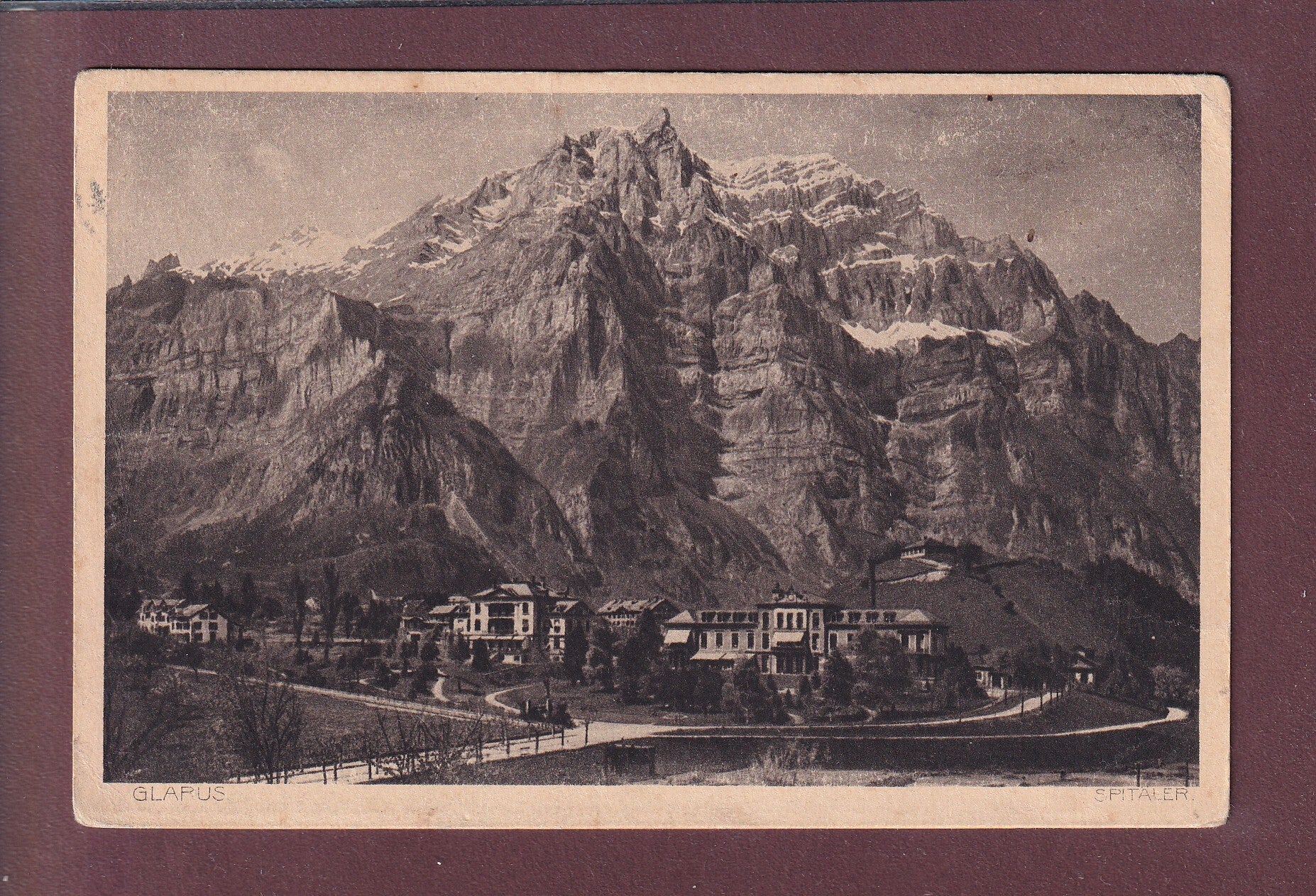 GLARUS - Spitaler - 1917
