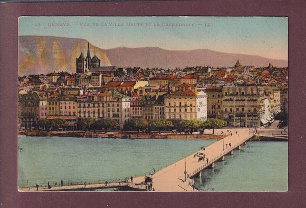 GENEVE - Ville haute - 1921