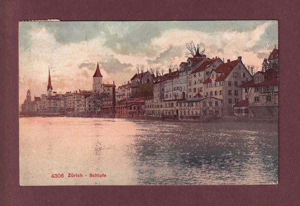 ZÜRICH - Schipfe - 1908