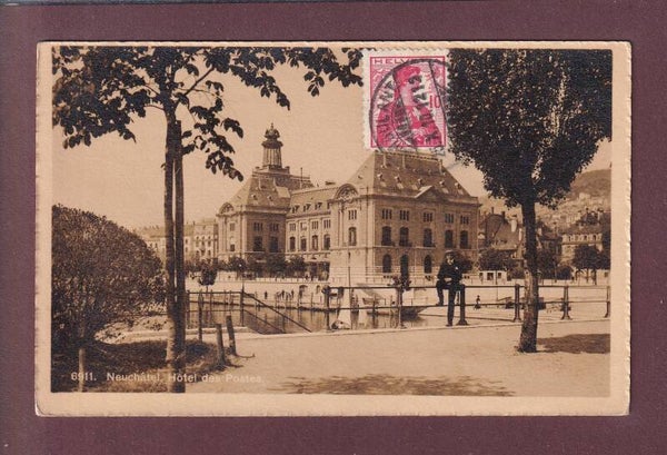 NEUCHÂTEL - Hôtel des Postes - 1910 // léger pli //