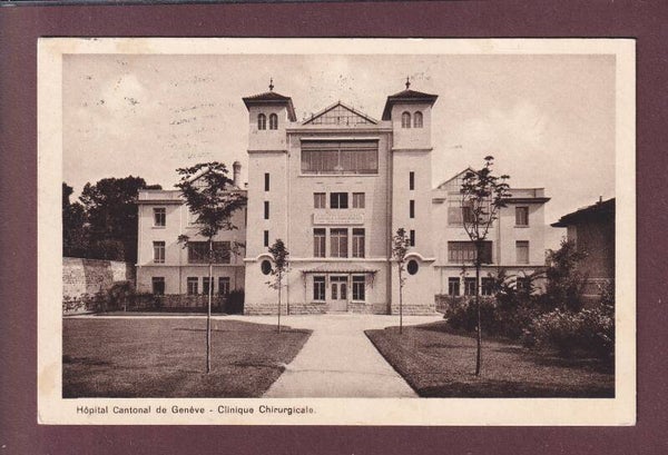 GENEVE - Hôpital Cantonal - Chirurgie - 1926