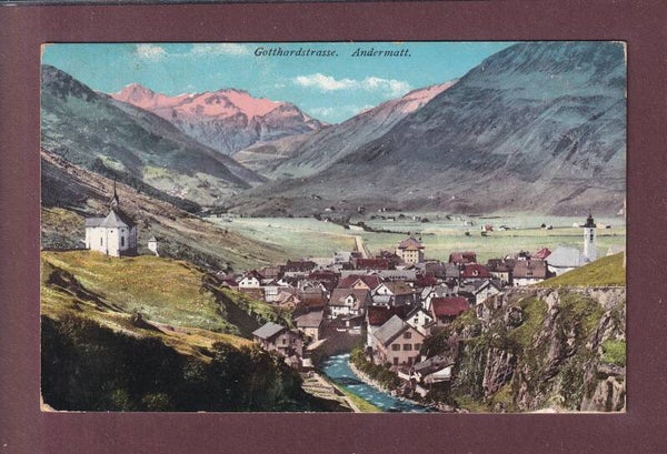 Gotthardstrasse - ANDERMATT - 1911