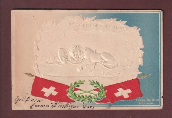 LUZERN - Löwen-Denkmal - 1904 Präge