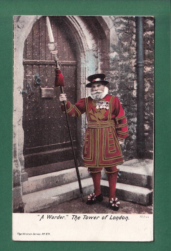 LONDON - The Tower - A Warder