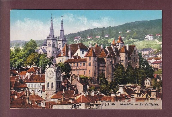 NEUCHÂTEL - Collégiale et Tour de diesse
