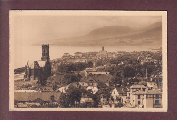 NEUCHÂTEL vue de l'Est