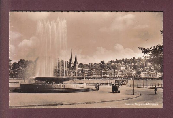 LUZERN - Wagenbachbrunnen bei Nacht