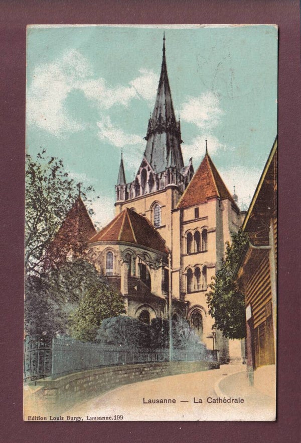 LAUSANNE - Cathédrale - 1907