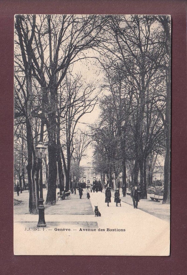 GENEVE - Avenue des Bastions