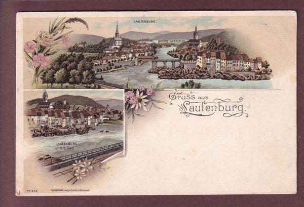 Gruss aus LAUFENBURG - 1899