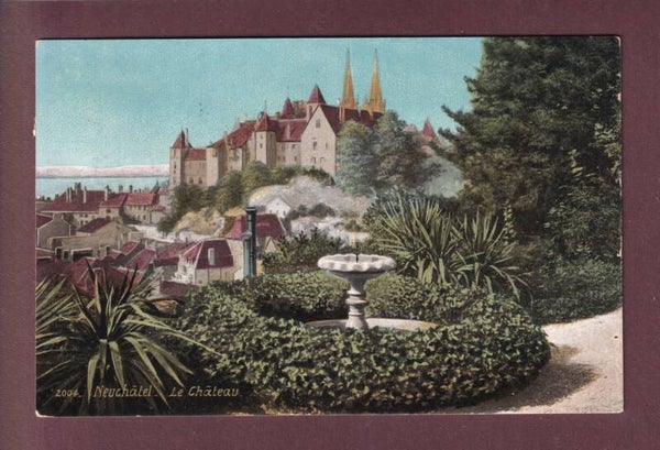NEUCHÂTEL - Château - 1909
