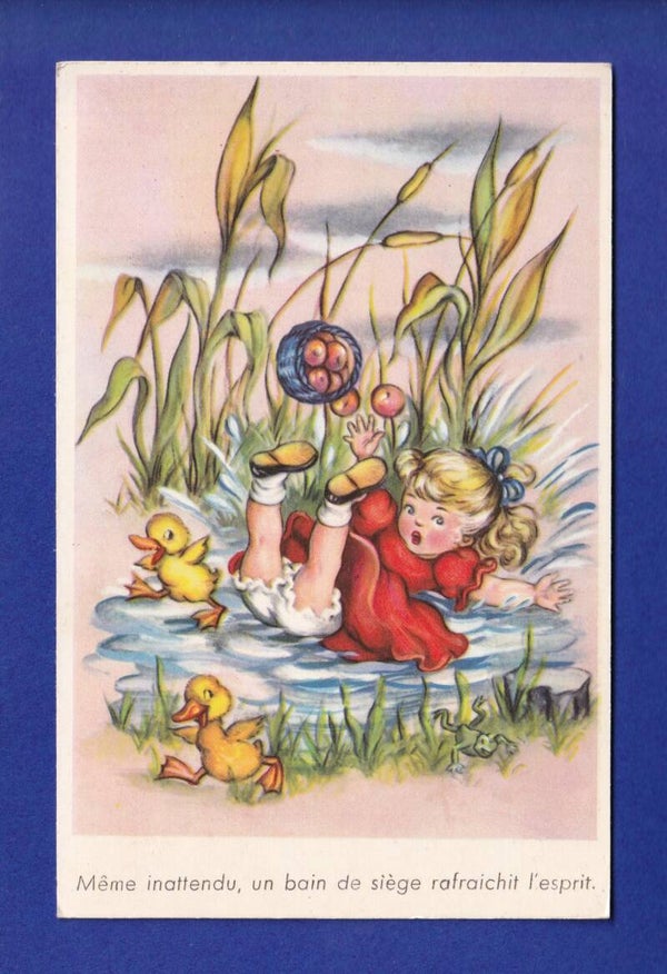 ENFANT - Jeune fille tombée dans l'eau