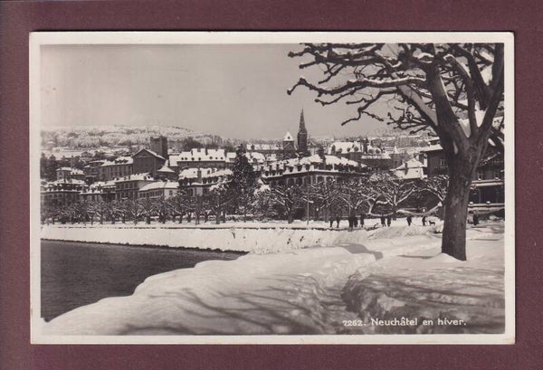 NEUCHÂTEL en hiver - 1933