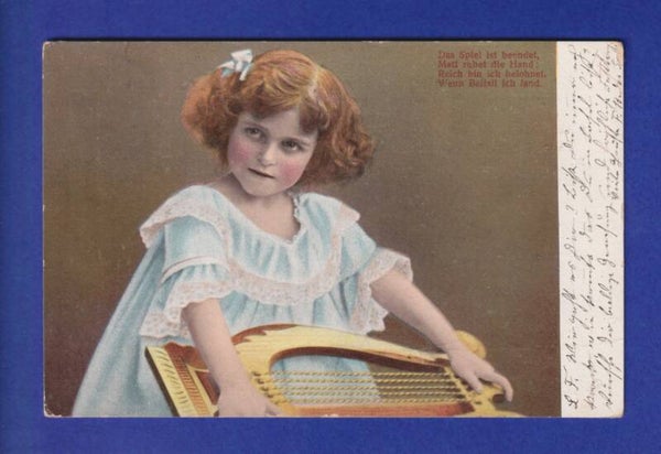 ENFANT - Jeune fille et harpe