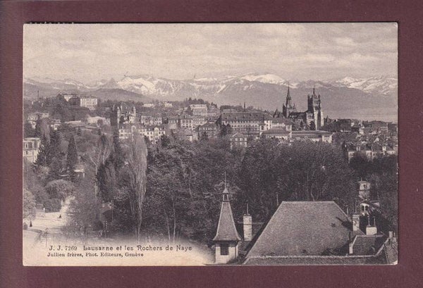 LAUSANNE - Rochers de Naye - 1908