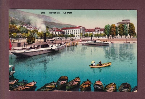 NEUCHÂTEL - Le Port - 1911