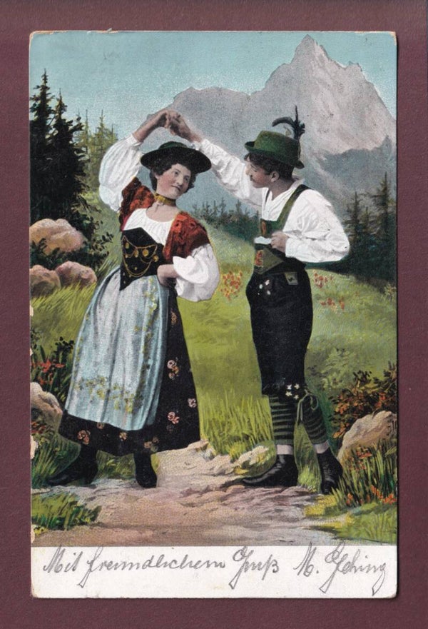 Schweizer TRACHTEN - 1904