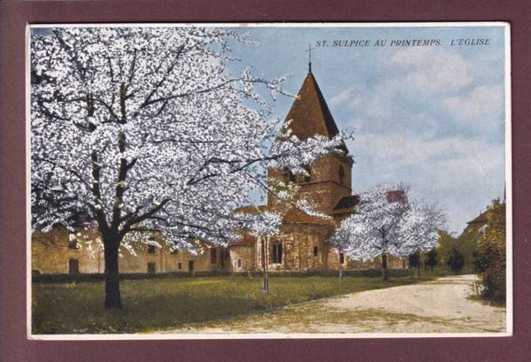 ST. SULPICE - Eglise au printemps
