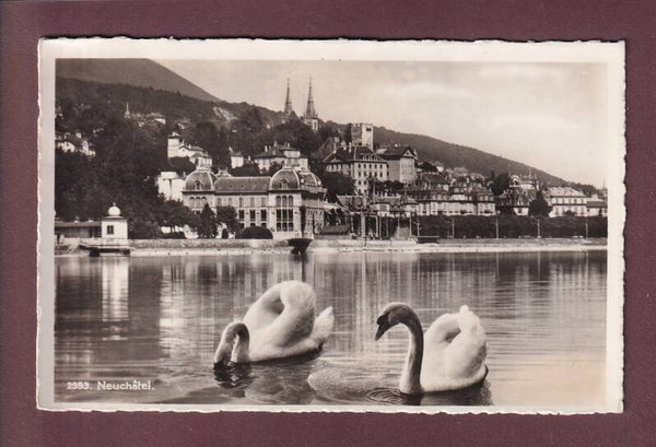 NEUCHÂTEL - Cygnes - 1938