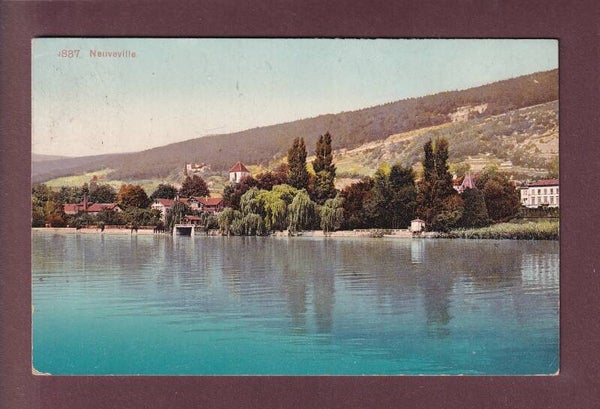 LA NEUVEVILLE depuis le lac - 1911