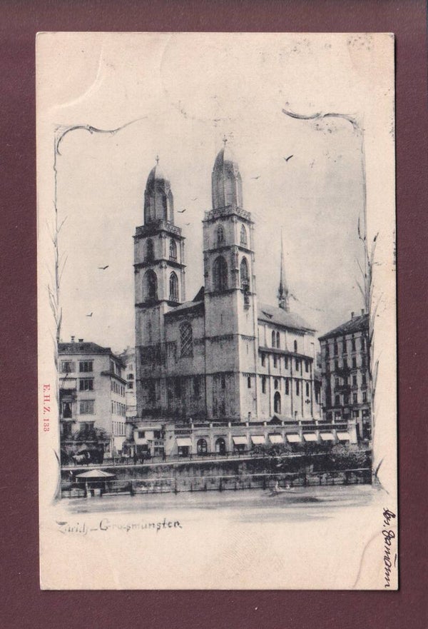 ZÜRICH - Grossmünster - 1899