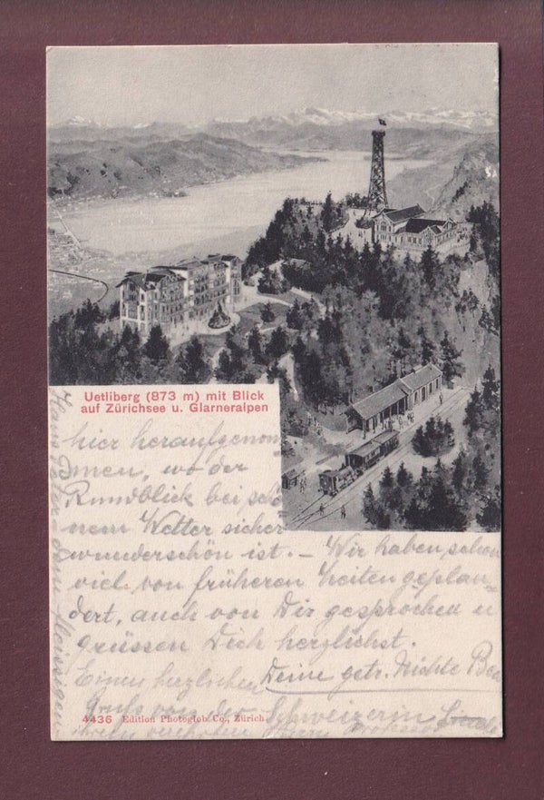 UETLIBERG - Zürichsee - 1909