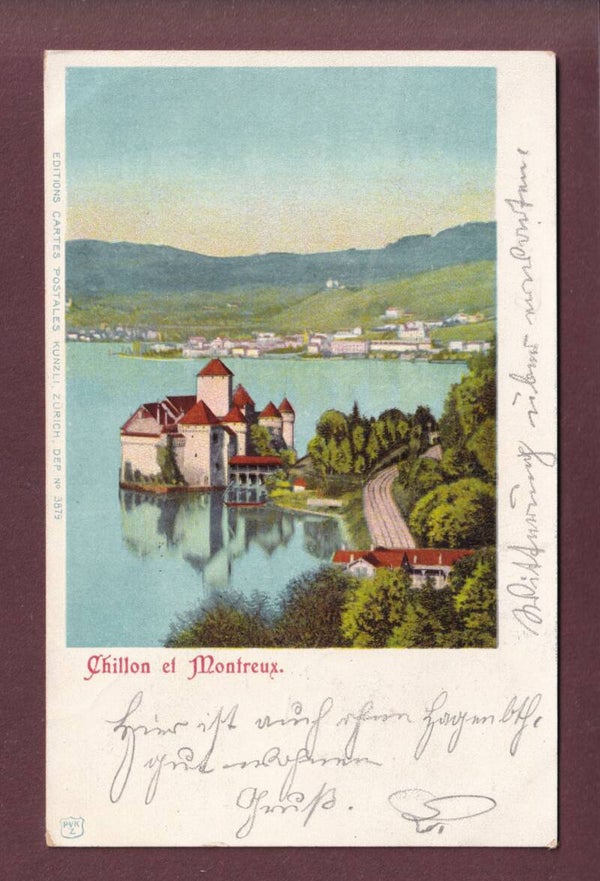 Château de CHILLON et Montreux - 1901