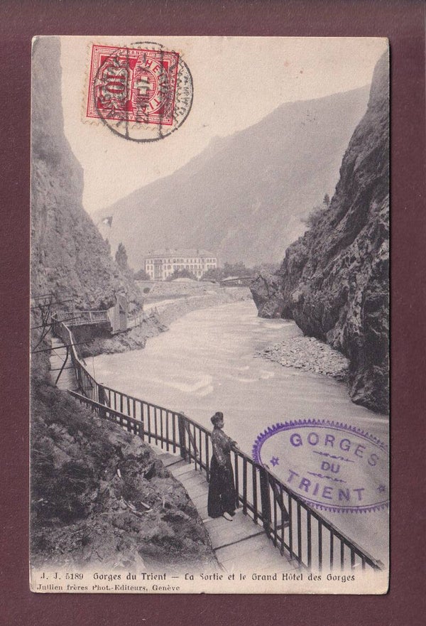 GORGES DU TRIENT - 1907