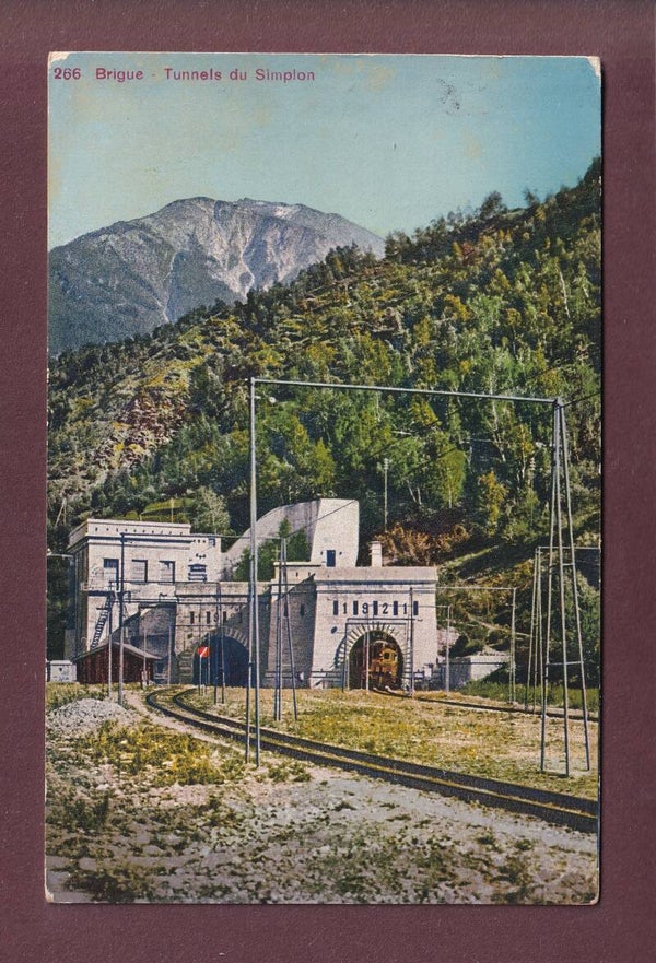 BRIGUE - Tunnels du Simplon - 1948