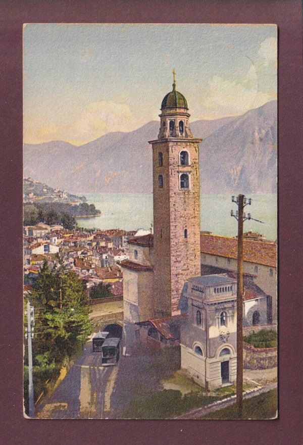 LUGANO - Cattedrale - Funicolare - 1916