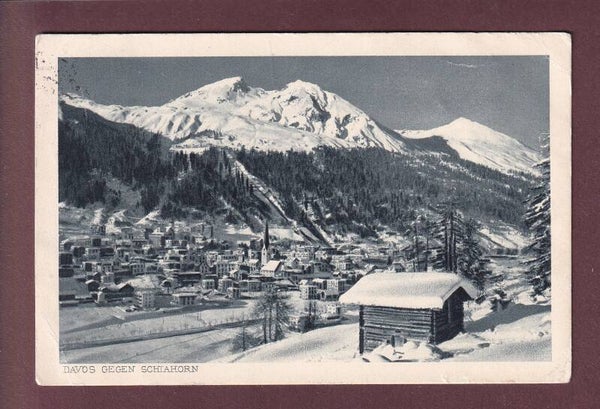 DAVOS gegen Schiahorn - 1923 //Eckbüge //