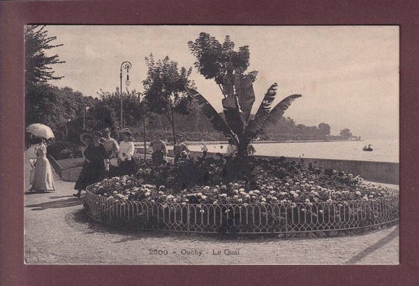 LAUSANNE - Ouchy - Quai - 1911 // pli d'angle //