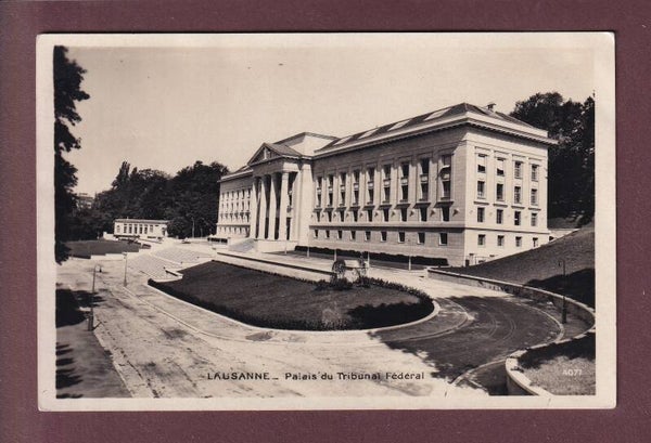 LAUSANNE - Palais du Tribunal Fédéral - 1932
