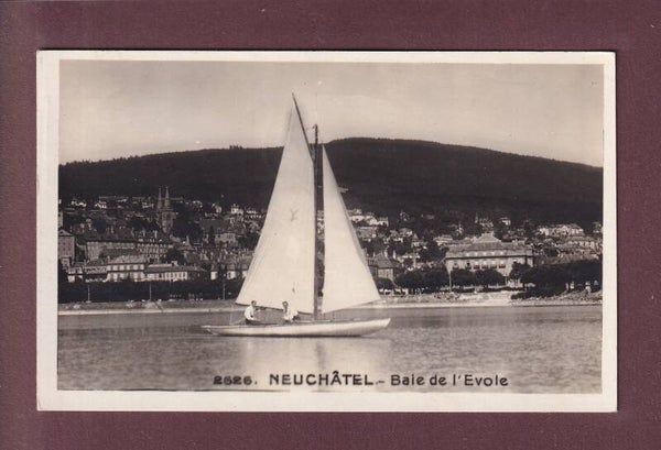 NEUCHÂTEL - Baie de l'Evole - Voilier