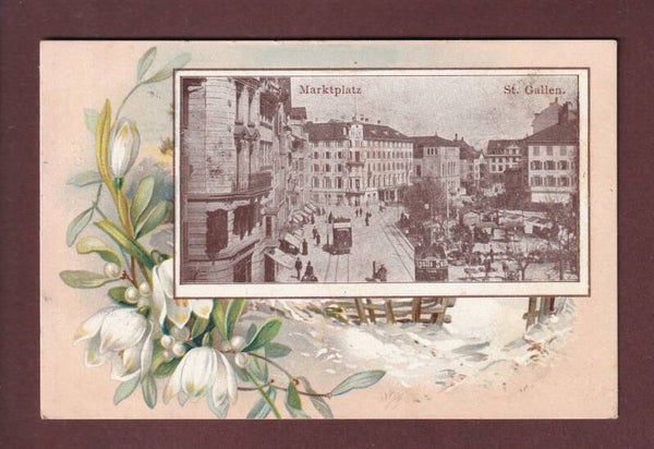 ST. GALLEN - Marktplatz - 1900