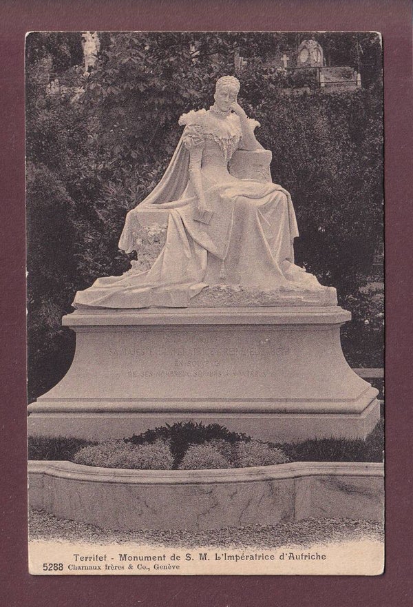 TERRITET - Monument Impératrice d'Autriche - 1919